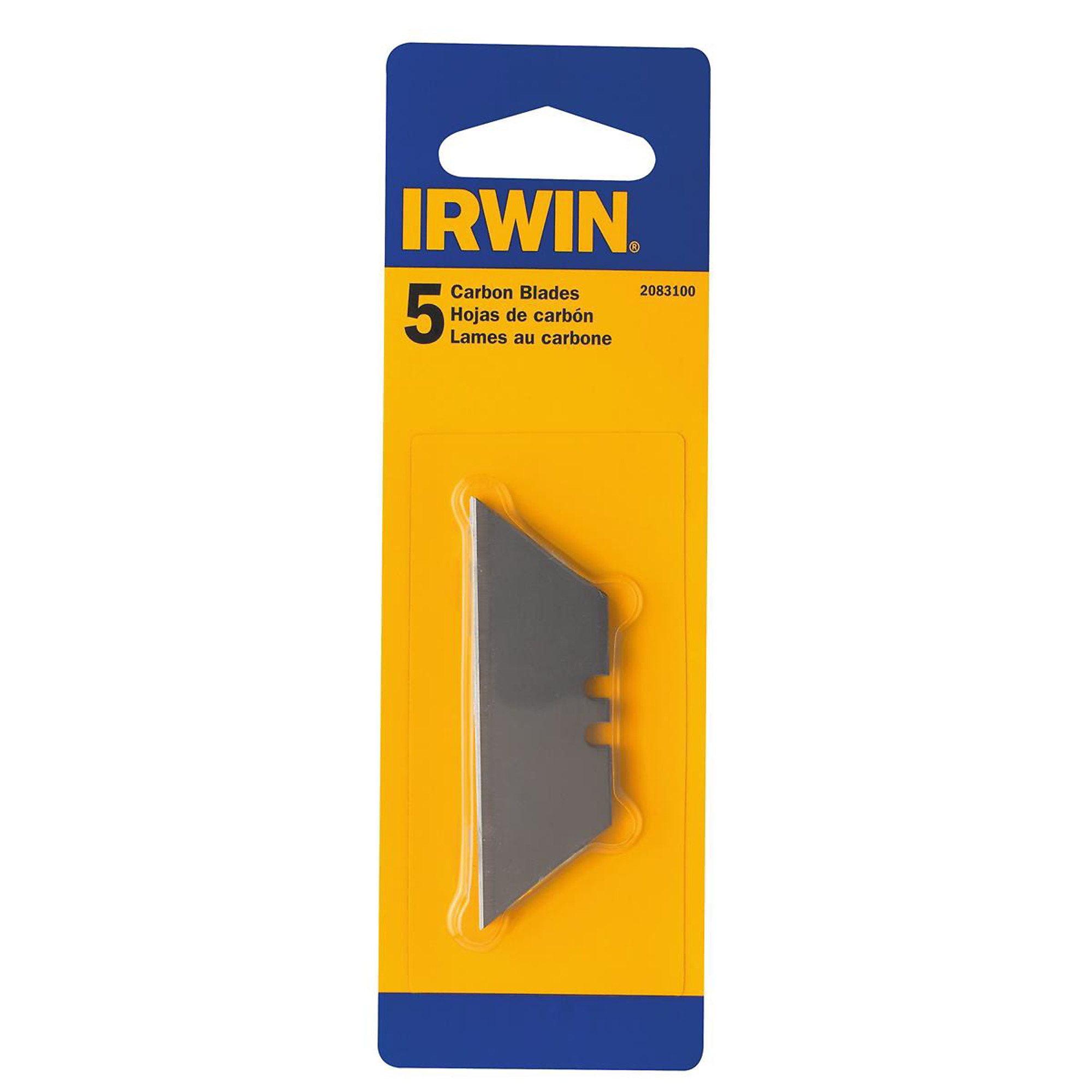 Irwin Industrial Carbon Razor Blades — 5 Pk., Model# IRW2083100